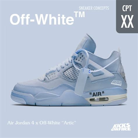 jordan 4 off white arctic.